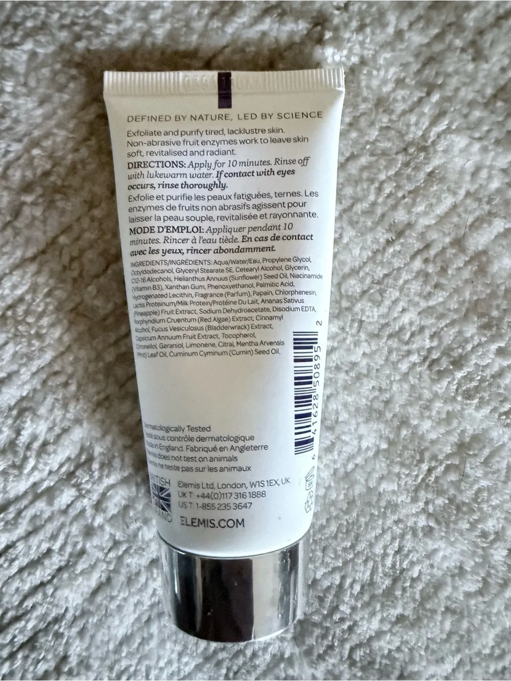 Elemis Papaya Enzyme Peel Cream Exfoliator – White